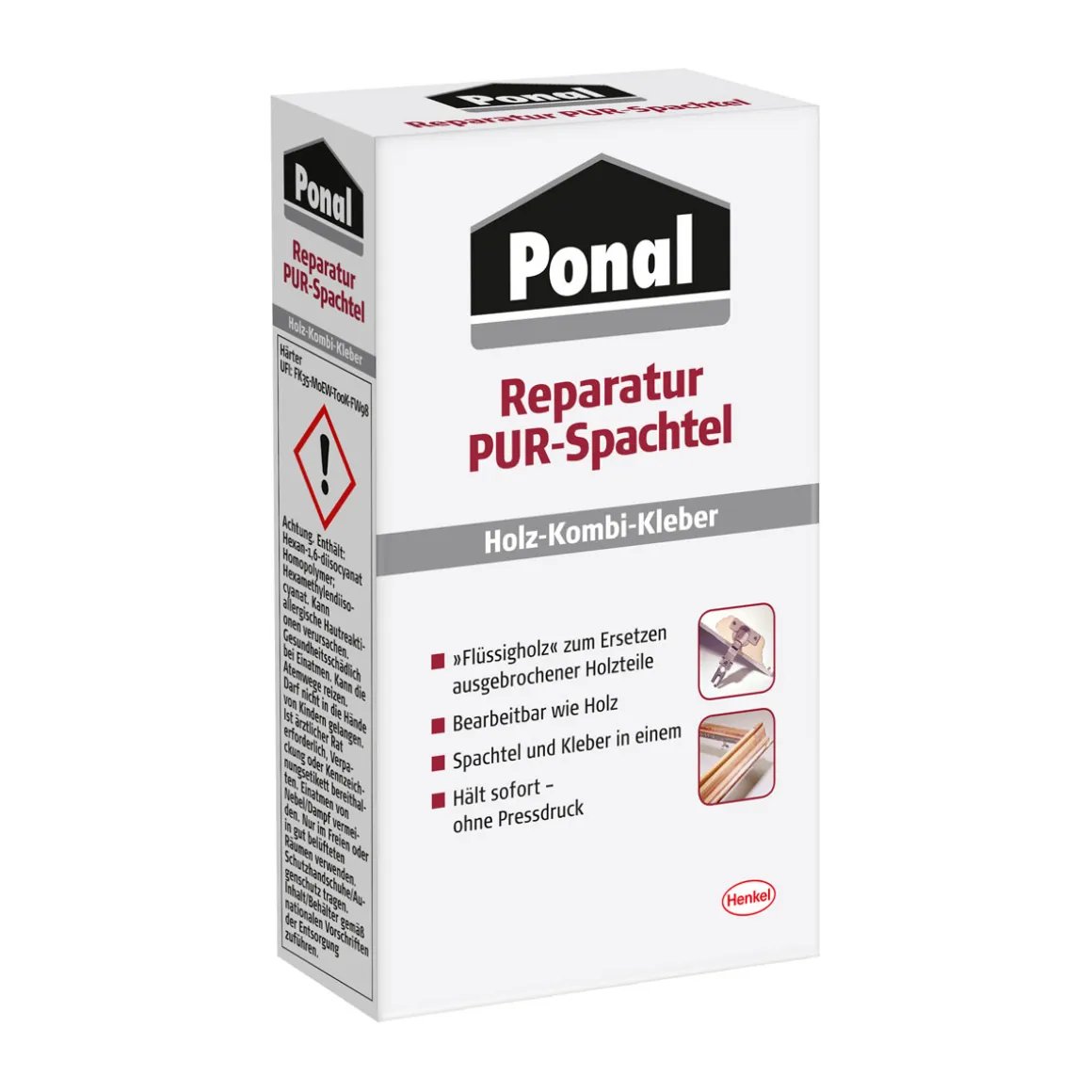 Ponal Spachtelmasse Reparatur PUR-Spachtel 177 g