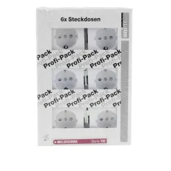 PROFI-PACK-SET Steckdosen Melbourne ultrawei Serie 702