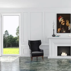 PVC-Balkontür weiß rechts 100 x 200 cm