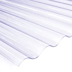 PVC-Wellpappe Sinus transparent 200 x 90 cm
