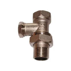 Radiatorverschraubung mit 1/2" Durchgang