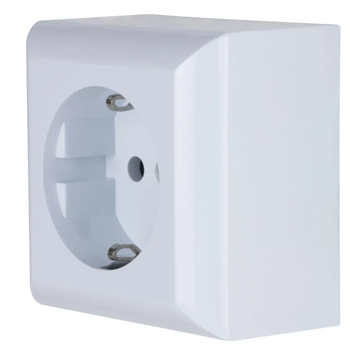 REV Ritter AP-Schalterprogramm PlanoLuxe weiß Steckdose