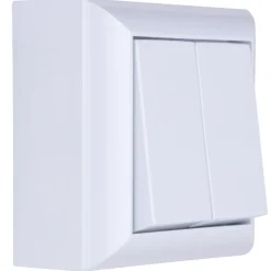 REV Ritter AP-Schalterprogramm PlanoLuxe weiß Serienschalter