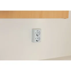 REV Ritter AP-Schalterprogramm PlanoLuxe weiß Steckdose 2-fach