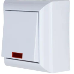 REV Ritter AP-Schalterprogramm PlanoLuxe weiß Kontroll-Wechselschalter