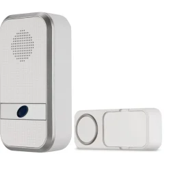 REV Ritter  Funk-Gong mit Taster kompakt Orchestra Batterie 58 Melodie 150m weiß