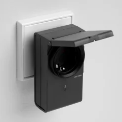 REV Ritter Funkschalt-Set außen IP44 Standard mit Fernbedienung 2+1 schwarz