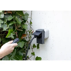 REV Ritter Funkschalt-Set außen IP44 Standard mit Fernbedienung 2+1 schwarz