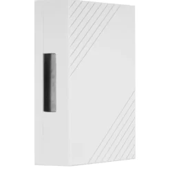 REV Ritter  Gong elektromechanisch Rechteck Trafo oder Batterie 2-Klang weiß