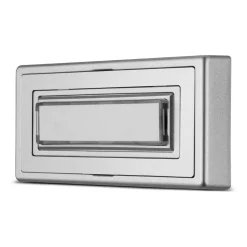 REV Ritter  Klingeltaster Aufputz Kunststoff 1-fach mit Namensschild beleuchtbar silber