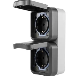 REV Ritter Steckdose AquaStorm 2-fach senkrecht