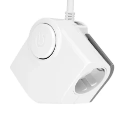 REV Ritter Steckdosenleiste-Eckmontage 2fach 2xUSB inkl Schalter 1,5m