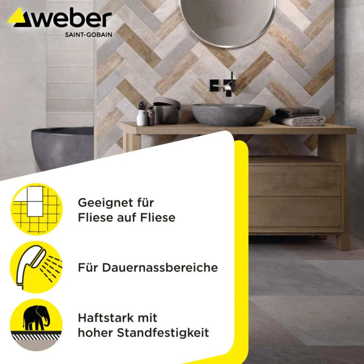 Saint-Gobain Weber Flexkleber extra C2TE 22 kg
