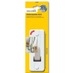 Schellenberg Abdeckplatte Softline weiß Lochabstand 13,5 cm