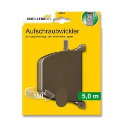 Schellenberg Aufschraubwickler Mini schwenkbar braun