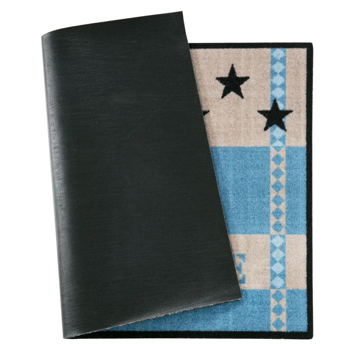 Schmutzfangmatte Welcome marine 39 x 58 cm blau