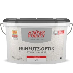 Schöner Wohnen Farbe Feinputz-Optik Extrafein Weiß 8 L
