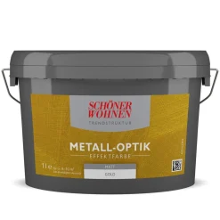 Schöner Wohnen Farbe Metall-Optik Effektfarbe Gold Matt 1 L