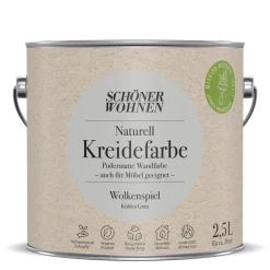 Schöner Wohnen Farbe  Naturell Kreidefarbe 2,5 L Wolkenspiel