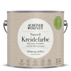 Schöner Wohnen Farbe  Naturell Kreidefarbe 2,5 L Schnee- gestoeber