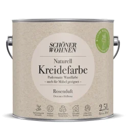 Schöner Wohnen Farbe  Naturell Kreidefarbe 2,5 L Rosenduft