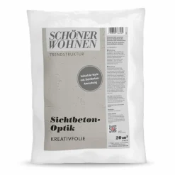 Schöner Wohnen Farbe Sichtbeton-Optik Kreativfolie 20 m²
