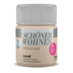 Schöner Wohnen Farbe Tester Trendfarbe matt 50 ml sand 8514