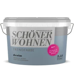 Schöner Wohnen Farbe Trendfarbe Denim matt 2,5 L