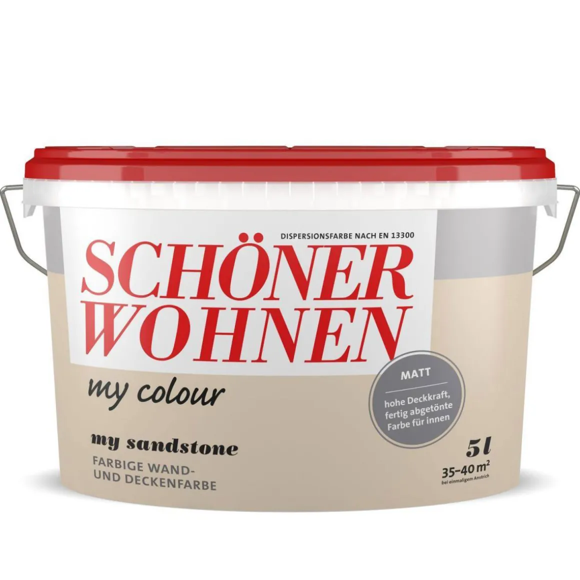 Schöner Wohnen Farbe Wandfarbe my colour matt sandstone 5 L