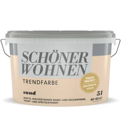 Schöner Wohnen Farbe  Wandfarbe Trendfarbe sand 5 Liter
