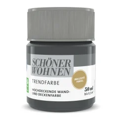 Schöner Wohnen Farbe  Wandfarbe Trendfarbe new black 50 ml