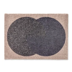 Schöner Wohnen  Schmutzfangmatte Manhattan 50x70 cm Semi-Circle beige-anthrazit