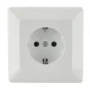 Schutzkontakt-Steckdose Europa 3000 1-fach weiß
