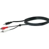 Schwaiger A-Audio-Y-Adapterkabel Stereo 1,5m