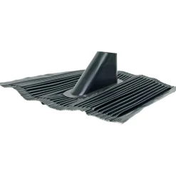 Schwaiger Alu-Dachhaube schwarz 42-60 mm