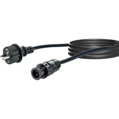 Schwaiger  Anschlusskabel Batterie auf Schuko für Wechselrichter 5 m