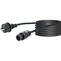 Schwaiger  Anschlusskabel Batterie auf Schuko für Wechselrichter 10 m