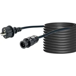 Schwaiger  Anschlusskabel Batterie auf Schuko für Wechselrichter 20 m