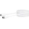 Schwaiger Antennen Anschlusskabel weiß 5 m