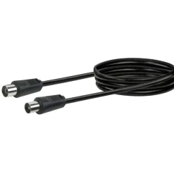 Schwaiger Antennenkabel 75 dB 1,5 m schwarz