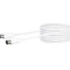 Schwaiger Antennenkabel 75 dB 7,5 m weiß