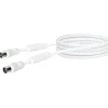Schwaiger Antennenkabel 90 dB weiß 100 cm