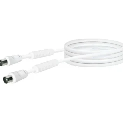 Schwaiger Antennenkabel 90 dB weiß 100 cm