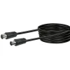 Schwaiger Antennenkabel 75 dB 5 m schwarz