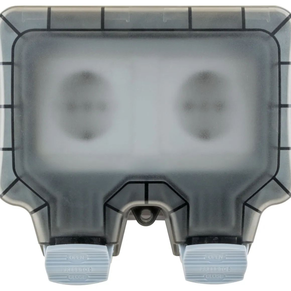 Schwaiger Außensteckdose Aufputz 2-fach IP66