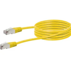 Schwaiger CAT5e-Netzwerkkabel gelb 2 m