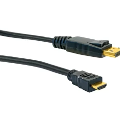 Schwaiger  DisplayPort HDMI Adapterkabel 2 m schwarz