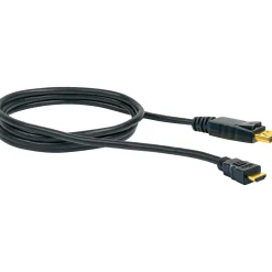 Schwaiger  DisplayPort HDMI Adapterkabel 2 m schwarz