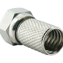 Schwaiger F-Aufdrehstecker 6,8-7 mm 10Stück