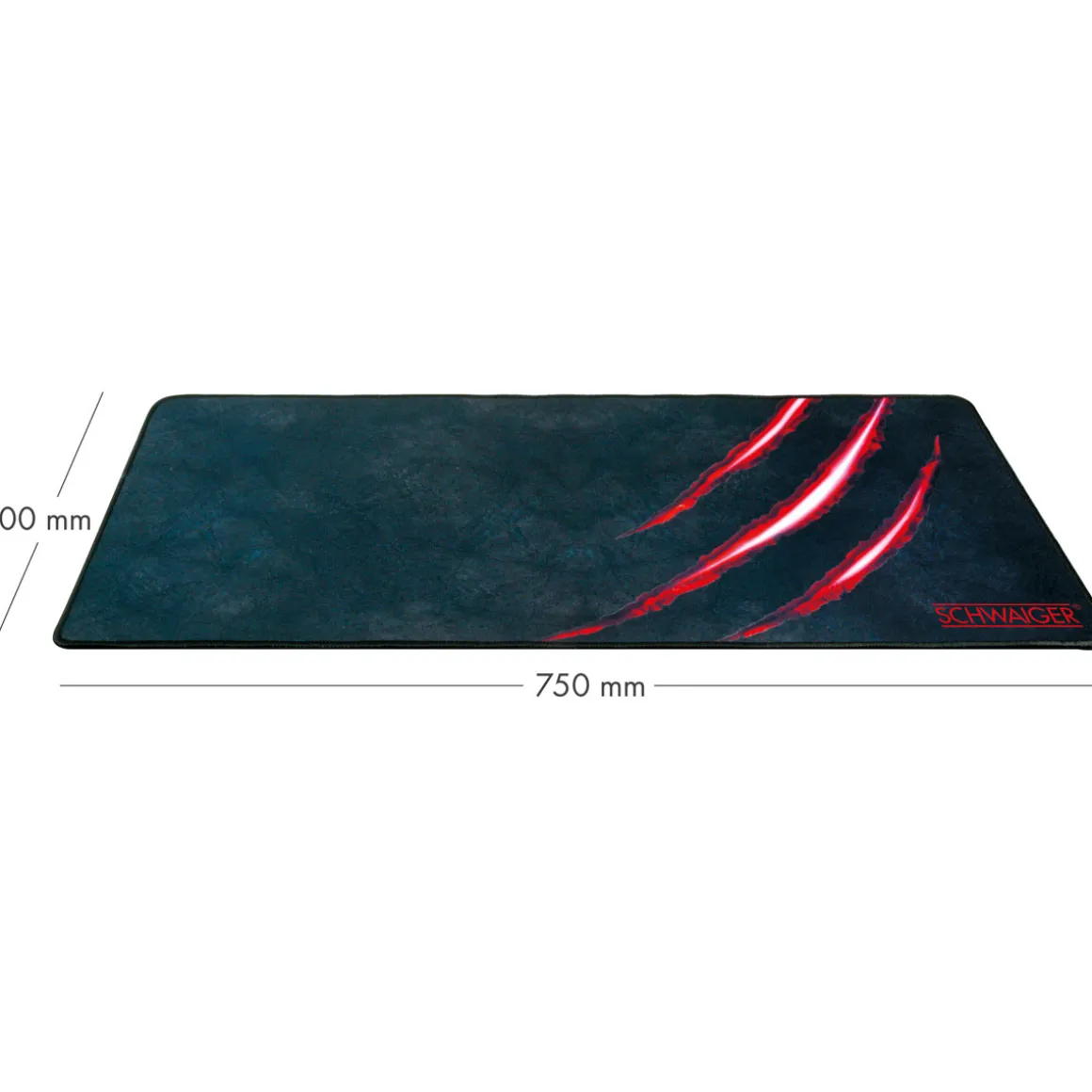 Schwaiger Gaming Mauspad 700 x 300 x 3 mm rutschfest